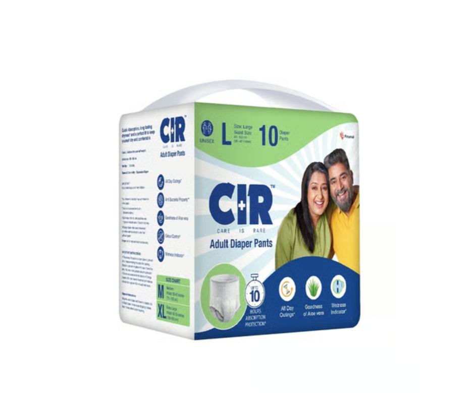 CIR Premium Adult Diaper Pants, L (35" - 47") 10 pieces/pkt