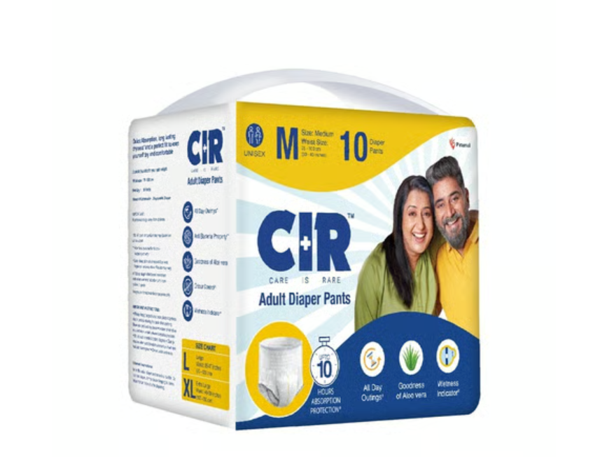 CIR Premium Adult Diaper Pants, M (30” – 40”)