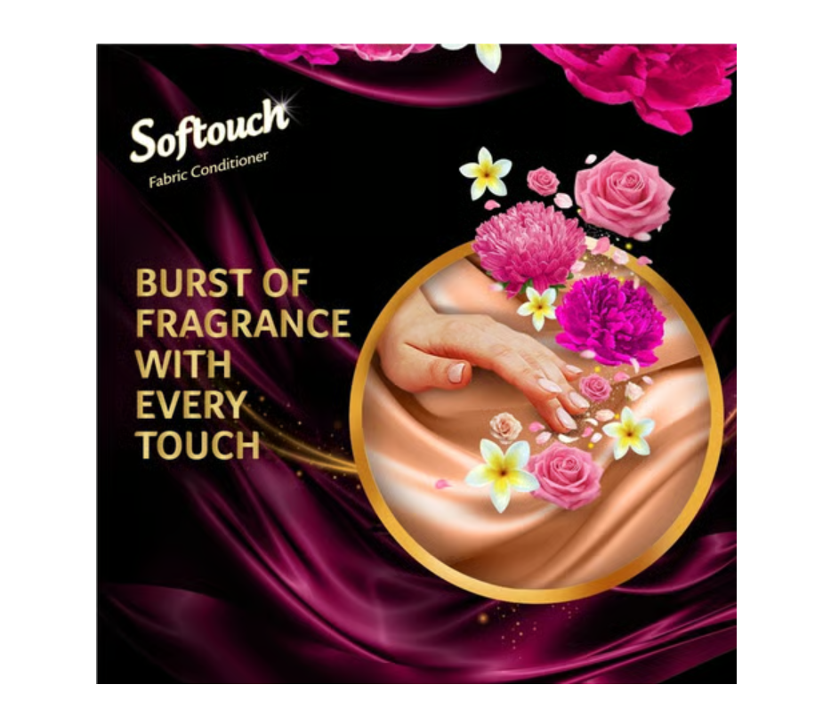 Softouch 2x French Perfume Fabric Conditioner (2 Ltr)