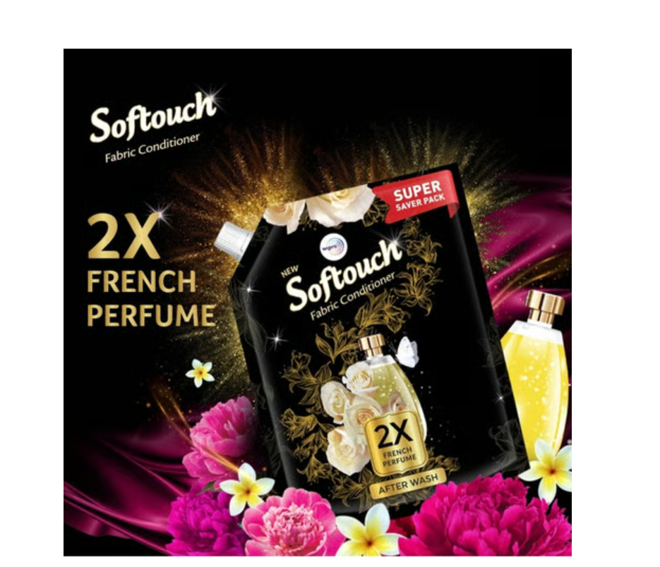 Softouch 2x French Perfume Fabric Conditioner (2 Ltr)