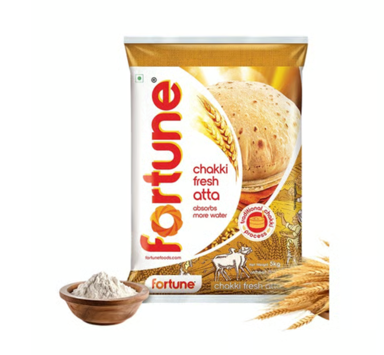 Fortune Chakki Fresh (100% Atta, 0% Maida) Atta 5 kg