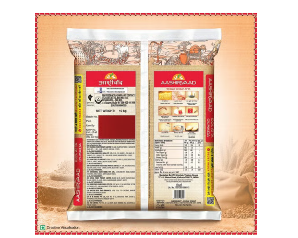 Aashirvaad Shudh Chakki Atta (100% Atta, 0% Maida) (10 kg)