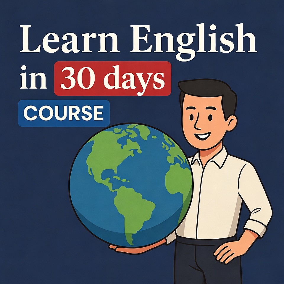 Learn English in 30 days course
