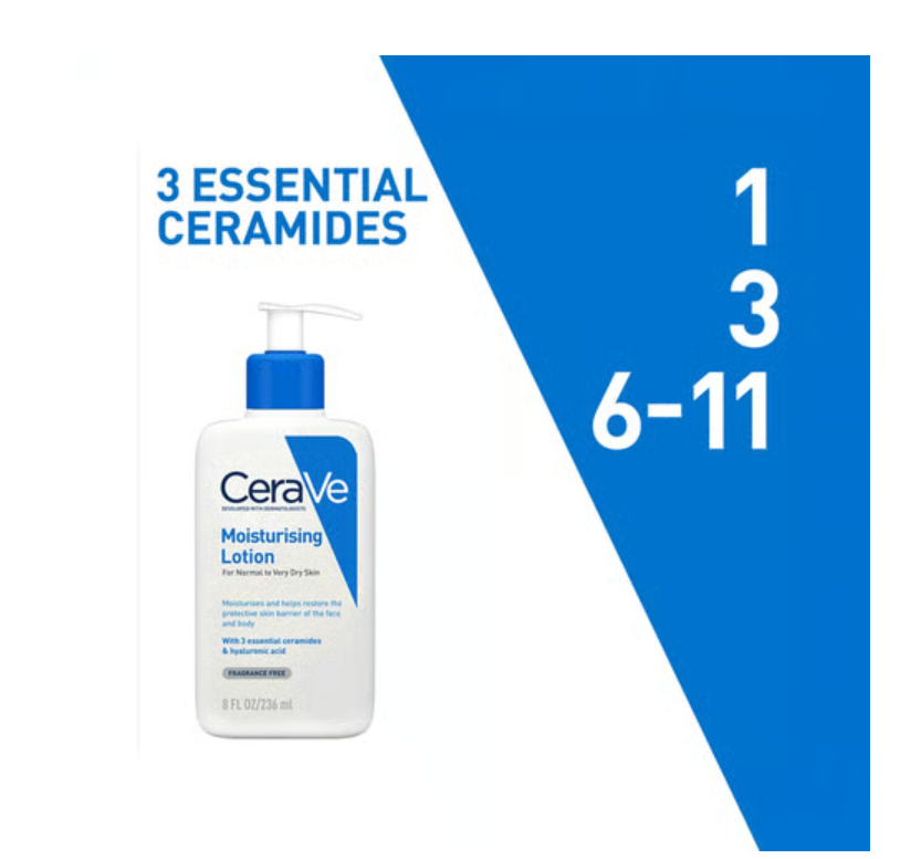 CeraVe Moisturizing Lotion (For Dry Skin with Ceramides) 236 ml