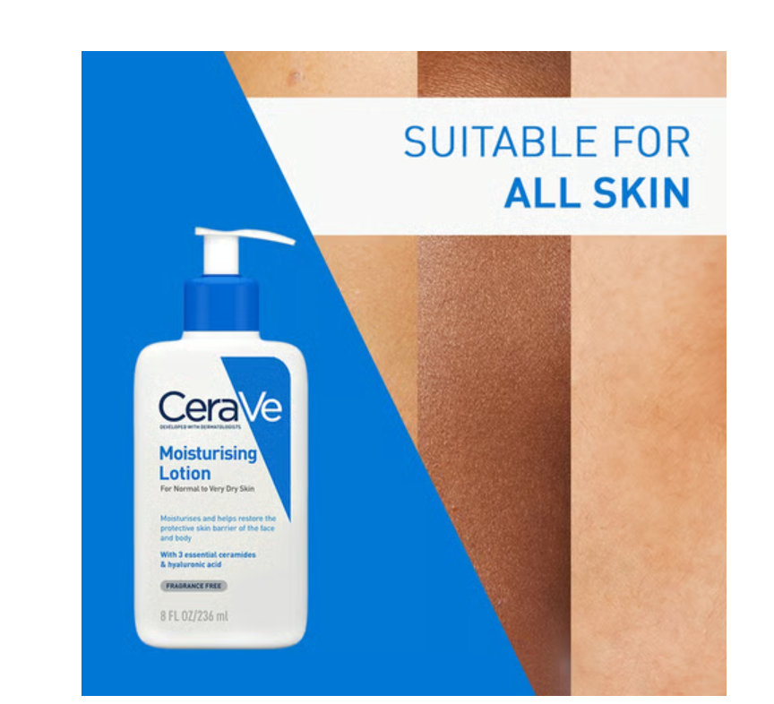 CeraVe Moisturizing Lotion (For Dry Skin with Ceramides) 236 ml