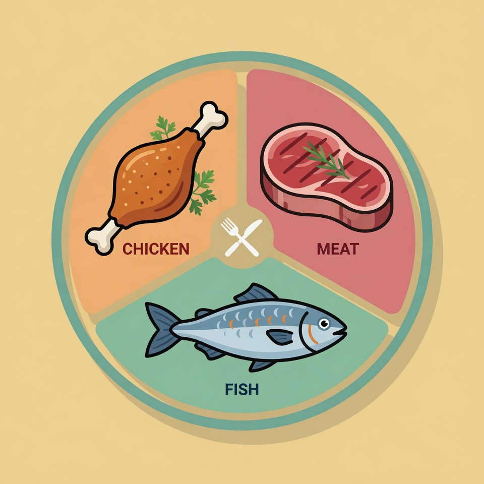 Chicken Meat Fish
